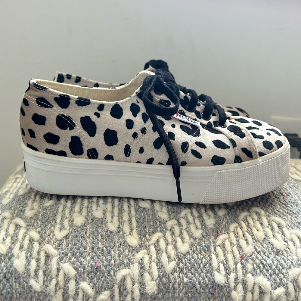 Superga Dalmatian Print Platforms - image 3